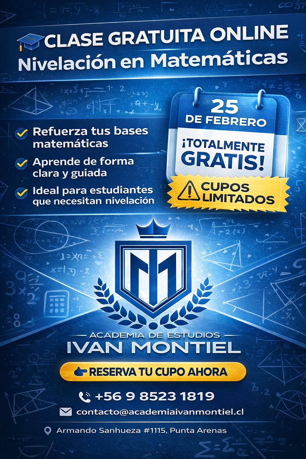 Afiche Clase Gratuita
